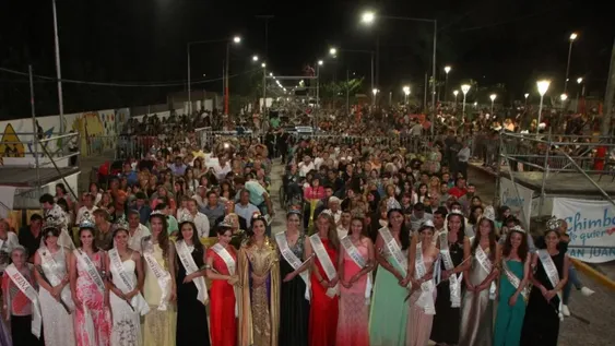La gira de las reinas empezó en Chimbas