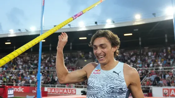 Duplantis, un nuevo récord en garrocha