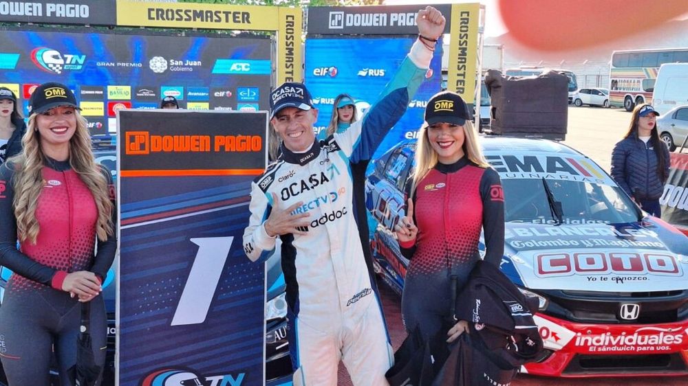 Dominio. Leonel Pernía fue el mejor de la clasificación del Turismo Nacional en el Villicum.