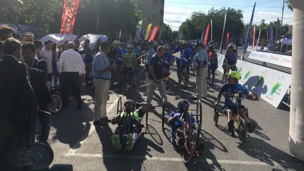 El ciclismo adaptado tuvo su propia jornada en la Vuelta a San Juan
