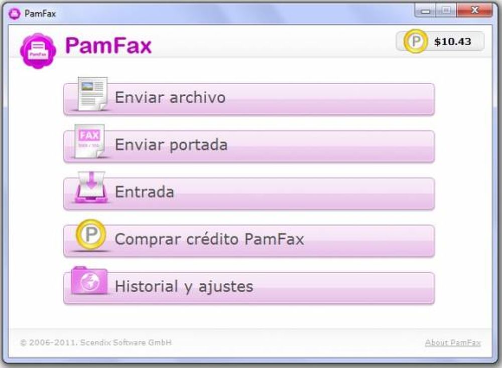 Para trabajar con FAX desde la Web
