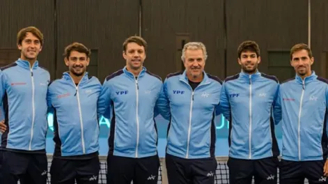 Copa Davis. Argentina se instaló en Bologna preparando el cruce con Alemania.