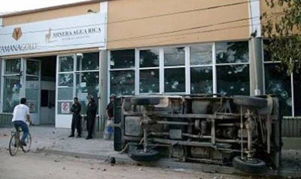 Agua Rica, paralizada tras graves incidentes