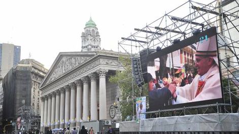 Vigilia de oración y música  en Argentina por el Papa