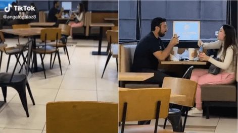 Le negaron los condimentos en un local de comida rápida y tomó una disparatada decisión