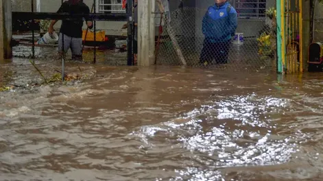Más de mil familias de La Plata, afectadas por la caída de 155 mm de agua en un día
