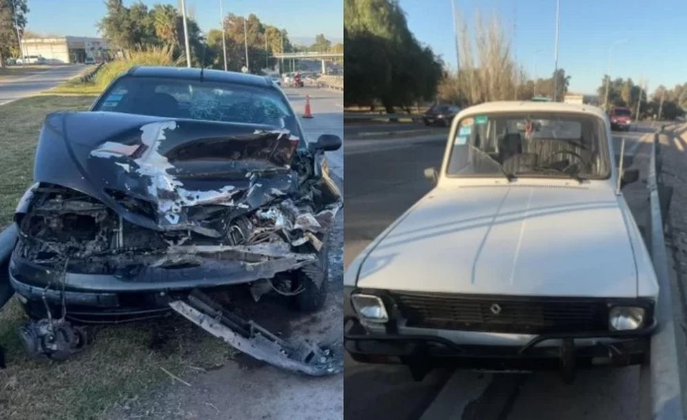 Muy ebrio y drogado: así conducía un auto por Circunvalación el hombre que chocó de atrás a un Renault 6