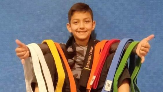 TALENTO. Tomás Ferrandiz suma cinturones en las distintas artes marciales, con apenas 10 años