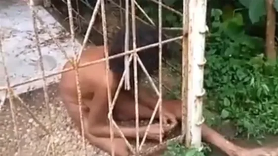 México: encuentran a una mujer que vivió 15 años encerrada en una jaula