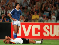 Pedro Damián Monzón, expulsado en el Mundial 1990.