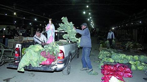 Patrona del agro visitó a los chacareros