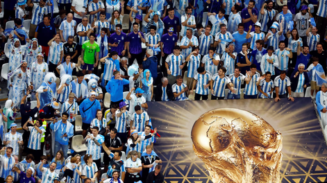 Hinchada de Argentina.