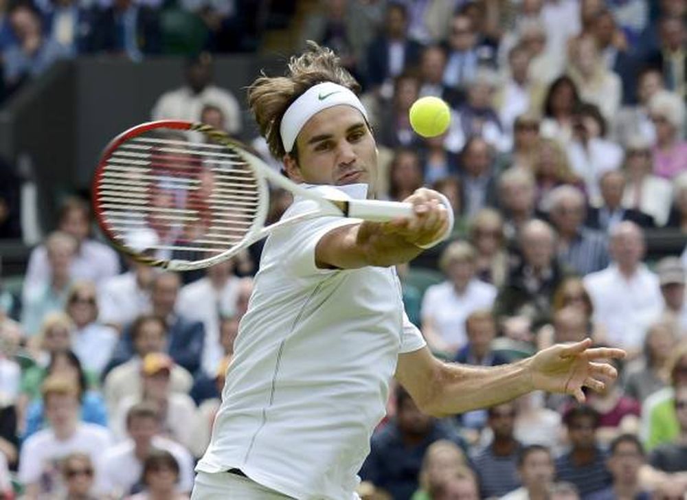 Federer dio cátedra  y es semifinalista