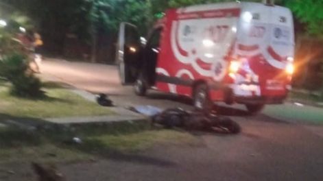 Motociclista fallecido en Caucete.