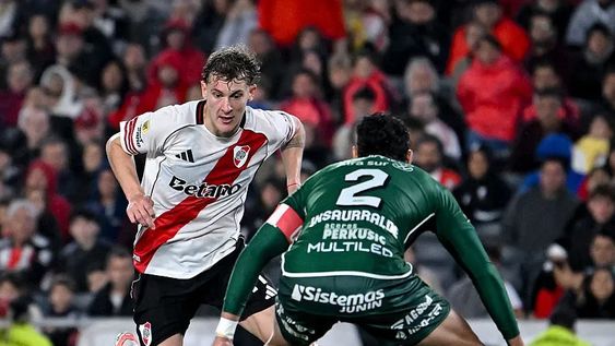 Figura. Facundo Colidio es hoy por hoy la gran bandera de un River que llega golpeado al cierre de la primera fase de la Sudamericana.
