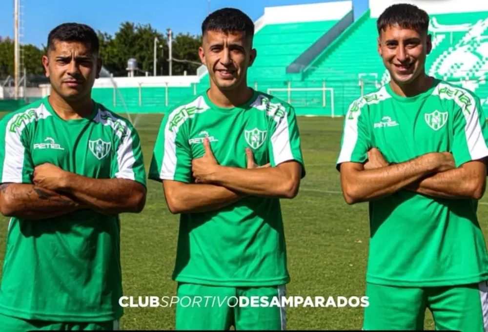 Trio. Desamparados empezó a rearmarse para el 2026 y Del Cero ya tiene tres refuerzos.