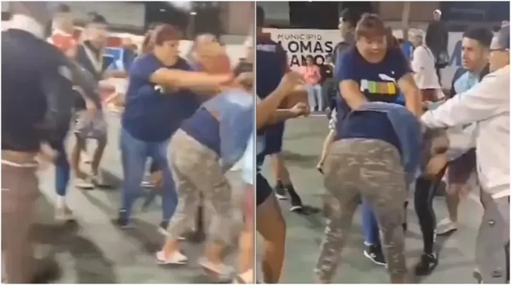 Una diputada nacional terminó a las piñas en un partido de fútbol amateur