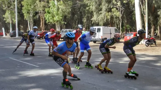 El patín carrera copó el circuito de El Pinar