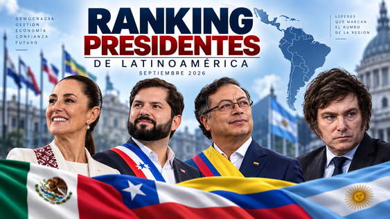 Milei entre los cinco peores valorados en un nuevo ranking de presidentes.&nbsp;