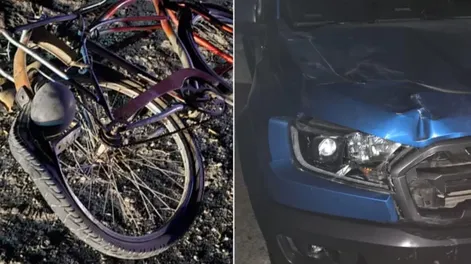 Accidente fatal en Angaco: un ciclista fue atropellado por una camioneta y falleció