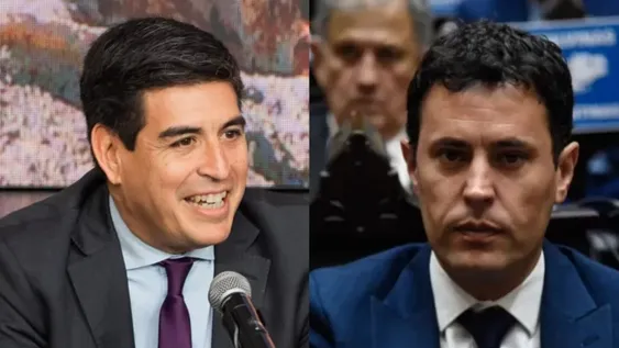 Guido Romero, a la izquierda y Jorge Chica, a la derecha.