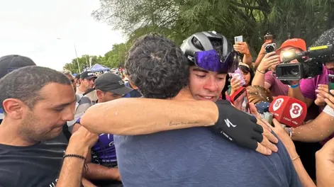 El chileno Cristóbal Baeza Muñoz hizo posible lo que parecía imposible y es el nuevo campeón de la Vuelta a San Juan