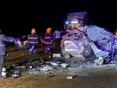 Impactante choque frontal en Ruta 3 dejó como saldo tres muertos y heridos graves Impactante choque frontal en Ruta 3 dejó como saldo tres muertos y heridos graves
