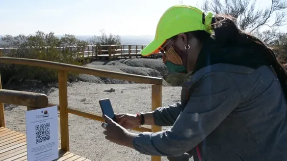 En Ischigualasto ofrecen audioguías para poder mantener el distanciamiento social