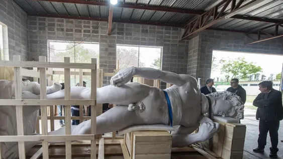 Chaco tiene su propia versión del “David” de Miguel Ángel