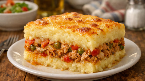 El pastel de papa es una comida tradicional pero que en este caso presenta una variable única con atún. La receta.&nbsp;