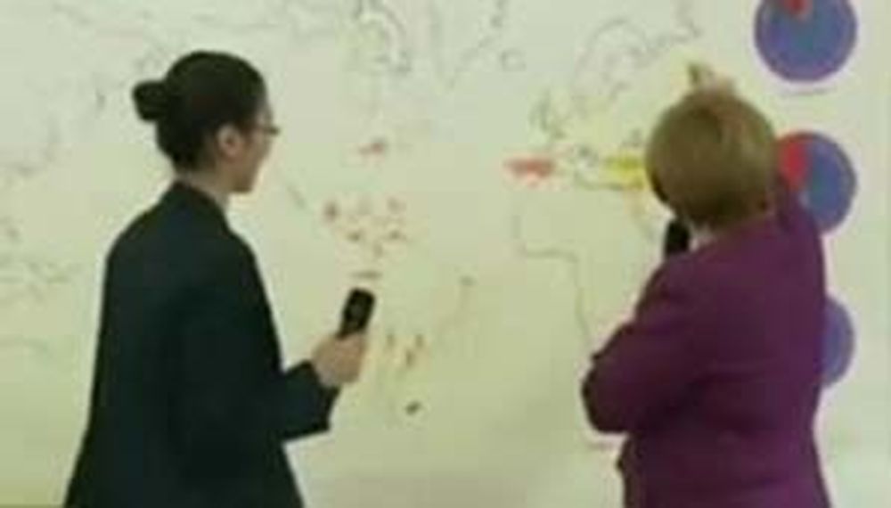 Angela Merkel no supo ubicar Berlín en un mapa