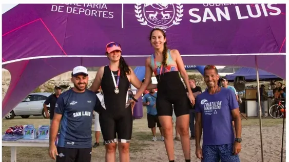 Celina Yunes, orgullo laboral y deportivo del Sanatorio San Juan