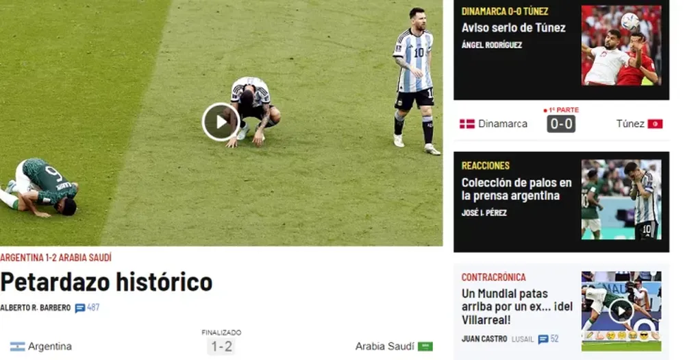 Los medios del mundo hablan del “batacazo” sufrido por Argentina