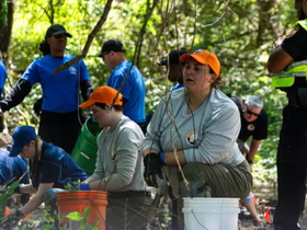 Más de 170 personas participaron en los rastrillajes. (Foto: gentileza People). Más de 170 personas participaron en los rastrillajes. (Foto: gentileza People).