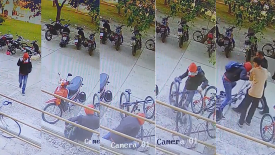 El hombre fue atrapado mientras trataba de robar una bicicleta en el patio punto de encuentro de la Facultad de Exactas de la UNSJ.&nbsp;
