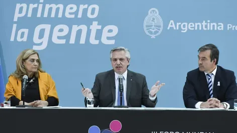 Alberto  llenó de elogios a los piqueteros aliados
