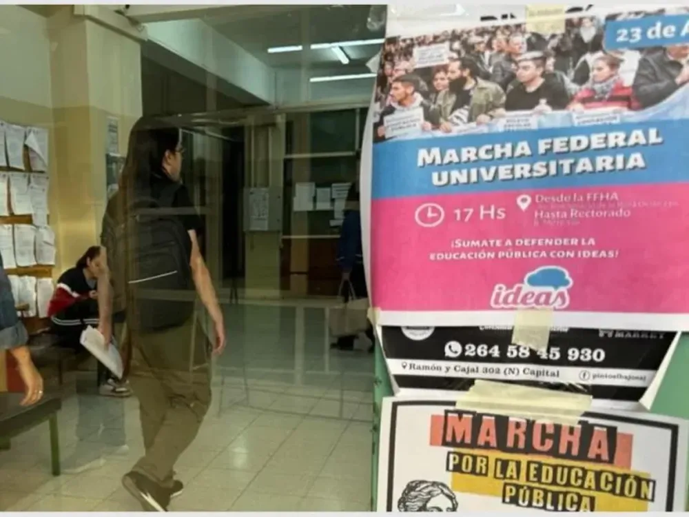 CONVOCATORIA NACIONAL. La marcha federal por la educación pública se hará en todas las ciudades del país, incluida San Juan.