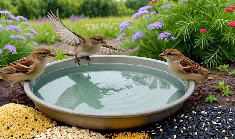 El truco natural para llenar tu patio de gorriones en noviembre