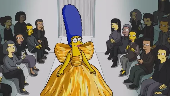 Balenciaga presentó su nueva colección con un capítulo de Los Simpsons