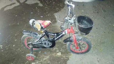 La bicicleta que intentaron robar dos menores de edad.