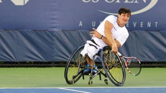 El cordobés Gustavo Fernández se metió en las semifinales del US Open sobre silla de ruedas