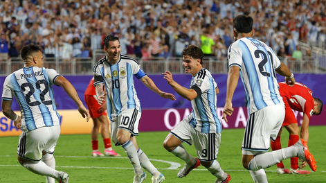 Julián Álvarez destrabó el partido con su golazo.