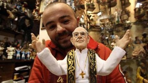 A puro souvenir por el Papa
