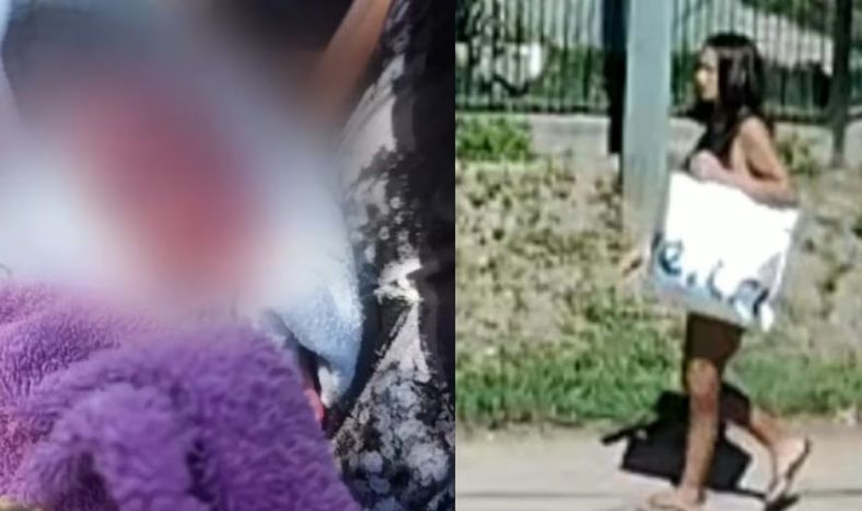 Mujer abandonó a un bebé en Merlo.