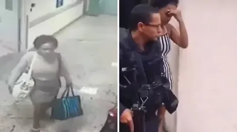 Una joven utilizó una bolsa para robarse un bebé de un hospital