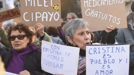 PACÍFICA. La marcha porteña no fue masiva y transcurrió sin incidentes.