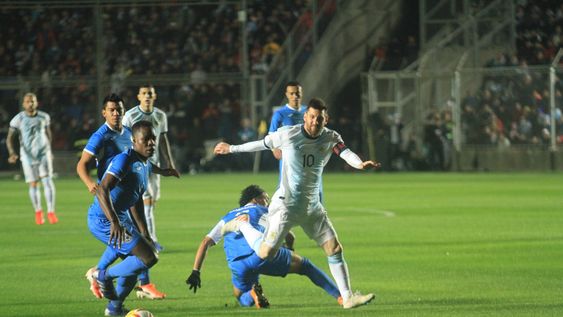 Goleada. Contra Nicaragua, show del capitán con dos goles.