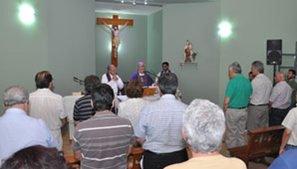 Rawson estrenó capilla en el Cementerio San Miguel