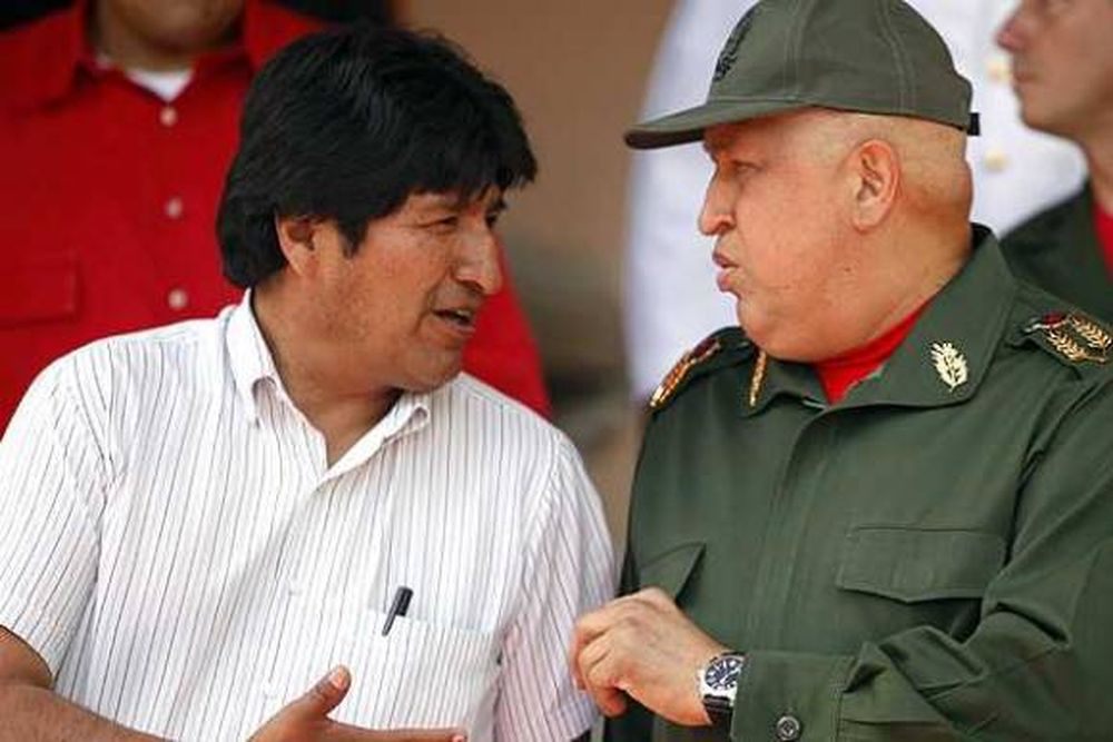 Evo Morales: “Chávez está bien pero tiene recaídas”