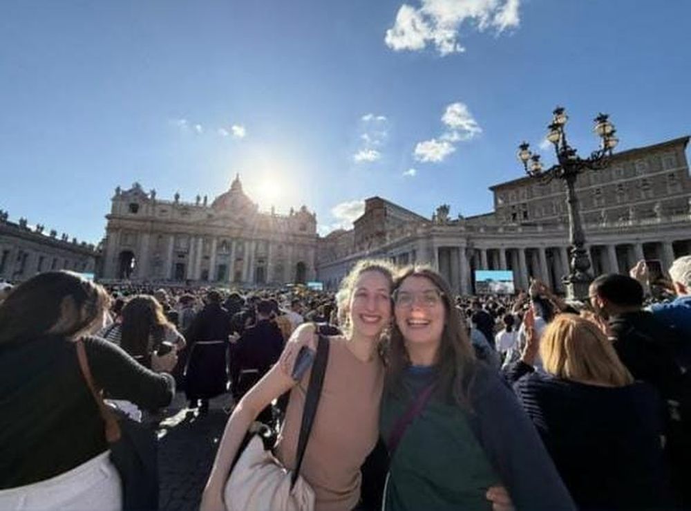 La sanjuanina Sofía Basañes (30) y su amiga, también argentina, Catalina Zaza (27).